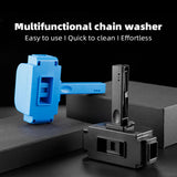 Maxbell Portable Cleaning Brush Tool Washing Outdoor Bike Chain Cleaner Scrubber Blue
