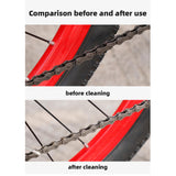 Maxbell Portable Cleaning Brush Tool Washing Outdoor Bike Chain Cleaner Scrubber Blue
