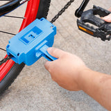 Maxbell Portable Cleaning Brush Tool Washing Outdoor Bike Chain Cleaner Scrubber Blue