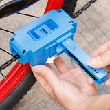 Maxbell Portable Cleaning Brush Tool Washing Outdoor Bike Chain Cleaner Scrubber Blue