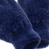 Maxbell Maxbell Fingerless Gloves Winter Warm Typing Gloves for Cold Days Sports Cycling Dark Blue