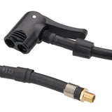 Maxbell Car Tire Air Inflator Hose Dual Threads Connector Rust Proof with Locking 30CM
