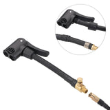 Maxbell Car Tire Air Inflator Hose Dual Threads Connector Rust Proof with Locking 40CM