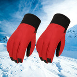 Maxbell Maxbell Ski Gloves Touchscreen Texting Typing Winter Warm Gloves for Outdoor Sport Red