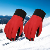 Maxbell Maxbell Ski Gloves Touchscreen Texting Typing Winter Warm Gloves for Outdoor Sport Red