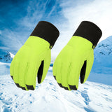 Maxbell Maxbell Ski Gloves Touchscreen Texting Typing Winter Warm Gloves for Outdoor Sport Green