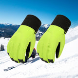 Maxbell Maxbell Ski Gloves Touchscreen Texting Typing Winter Warm Gloves for Outdoor Sport Green