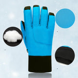Maxbell Maxbell Ski Gloves Touchscreen Texting Typing Winter Warm Gloves for Outdoor Sport Blue