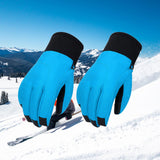 Maxbell Maxbell Ski Gloves Touchscreen Texting Typing Winter Warm Gloves for Outdoor Sport Blue