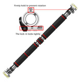 Maxbell Pull up Bar Wall Mount for Exercise Upper Body Strength Exercising Household Black Red