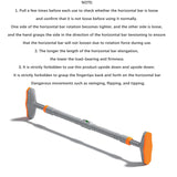 Maxbell Adjustable Door Horizontal Bar Wall Mount Telescopic Pull up Bar for Doorway 95CM to 125CM