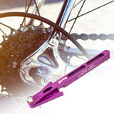 Maxbell Maxbell Bike Chain Wear Indicator Measuring Ruler Mountain Road Bike Chain Checker Purple