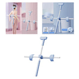 Maxbell Yoga Stick Open Shoulder Pranayama Stick Hunchback Corrector for Beautifying Blue