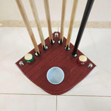 Maxbell Maxbell Portable Billiard Pool Cue Rack Corner Cue Holder Rod Organizer Freestanding