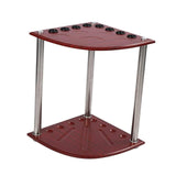 Maxbell Maxbell Portable Billiard Pool Cue Rack Corner Cue Holder Rod Organizer Freestanding