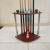 Maxbell Maxbell Portable Billiard Pool Cue Rack Corner Cue Holder Rod Organizer Freestanding