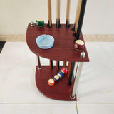 Maxbell Maxbell Portable Billiard Pool Cue Rack Corner Cue Holder Rod Organizer Freestanding