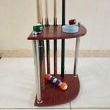 Maxbell Maxbell Portable Billiard Pool Cue Rack Corner Cue Holder Rod Organizer Freestanding