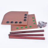 Maxbell Maxbell Pool Cue Rack Solid Wood Free Standing Billiards Accessories Floor Stand