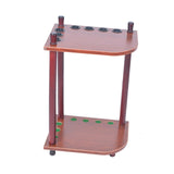 Maxbell Maxbell Pool Cue Rack Solid Wood Free Standing Billiards Accessories Floor Stand