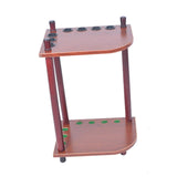 Maxbell Maxbell Pool Cue Rack Solid Wood Free Standing Billiards Accessories Floor Stand