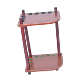 Maxbell Maxbell Pool Cue Rack Solid Wood Free Standing Billiards Accessories Floor Stand
