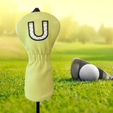 Maxbell Maxbell PU Golf Club Headcover Protector Guard Replacement Durable Wood Head Covers Yellow U