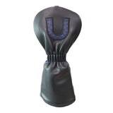 Maxbell Maxbell PU Golf Club Headcover Protector Guard Replacement Durable Wood Head Covers Blue Black U