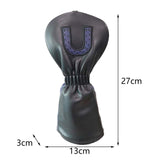 Maxbell Maxbell PU Golf Club Headcover Protector Guard Replacement Durable Wood Head Covers Blue Black U