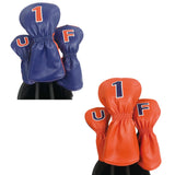 Maxbell Golf Club Head Cover Fairway Woods Headcovers with Interchangeable Tags blue 1 40x20x3 cm