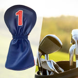 Maxbell Golf Club Head Cover Fairway Woods Headcovers with Interchangeable Tags blue 1 40x20x3 cm