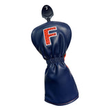 Maxbell Golf Club Head Cover Fairway Woods Headcovers with Interchangeable Tags blue F 27x13x3cm