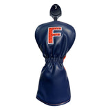 Maxbell Golf Club Head Cover Fairway Woods Headcovers with Interchangeable Tags blue F 27x13x3cm