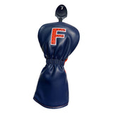 Maxbell Golf Club Head Cover Fairway Woods Headcovers with Interchangeable Tags blue F 27x13x3cm