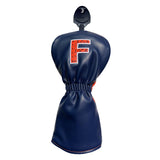 Maxbell Golf Club Head Cover Fairway Woods Headcovers with Interchangeable Tags blue F 27x13x3cm