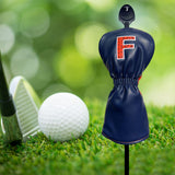 Maxbell Golf Club Head Cover Fairway Woods Headcovers with Interchangeable Tags blue F 27x13x3cm