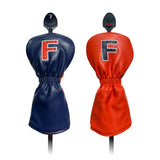 Maxbell Golf Club Head Cover Fairway Woods Headcovers with Interchangeable Tags blue F 27x13x3cm