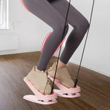 Maxbell Mini Stepper Stair Slant Board Incline Board Foot Calf Stretcher Machine Pink