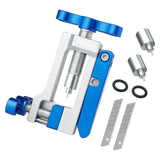 Maxbell Needle Driver Insertion Tool Disc Brake Install Olive Banjo Set Tool Install blue