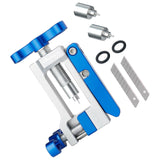 Maxbell Needle Driver Insertion Tool Disc Brake Install Olive Banjo Set Tool Install blue