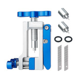 Maxbell Needle Driver Insertion Tool Disc Brake Install Olive Banjo Set Tool Install blue