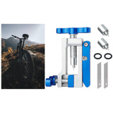 Maxbell Needle Driver Insertion Tool Disc Brake Install Olive Banjo Set Tool Install blue