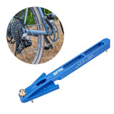 Maxbell Bike Chain Checker Measurement Tool Durable Chain Measuring Ruler Gauge Blue