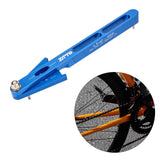 Maxbell Bike Chain Checker Measurement Tool Durable Chain Measuring Ruler Gauge Blue