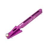 Maxbell Bike Chain Checker Measurement Tool Durable Chain Measuring Ruler Gauge Violet