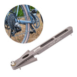 Maxbell Bike Chain Checker Measurement Tool Durable Chain Measuring Ruler Gauge Gray