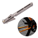Maxbell Bike Chain Checker Measurement Tool Durable Chain Measuring Ruler Gauge Gray