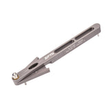 Maxbell Bike Chain Checker Measurement Tool Durable Chain Measuring Ruler Gauge Gray