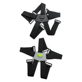 Maxbell Folding Bike Carrier Bracket Belt Support Stand Front Bag Holder Rack Strap Black