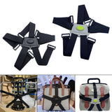 Maxbell Folding Bike Carrier Bracket Belt Support Stand Front Bag Holder Rack Strap Black